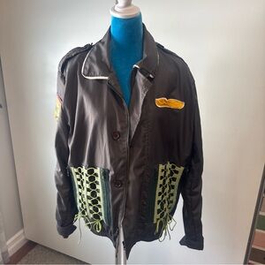 👽Harry Dean Stanton Brett Alien Nostromo Crew Costume bomber Jacket
